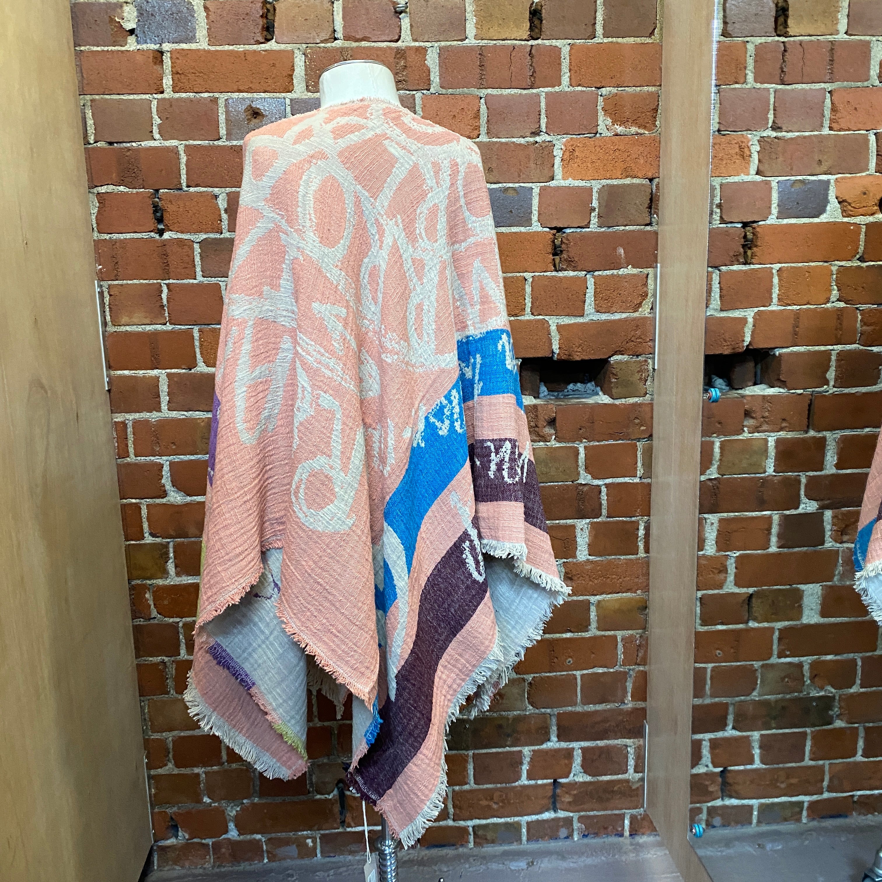 VIVIENNE WESTWOOD woven poncho