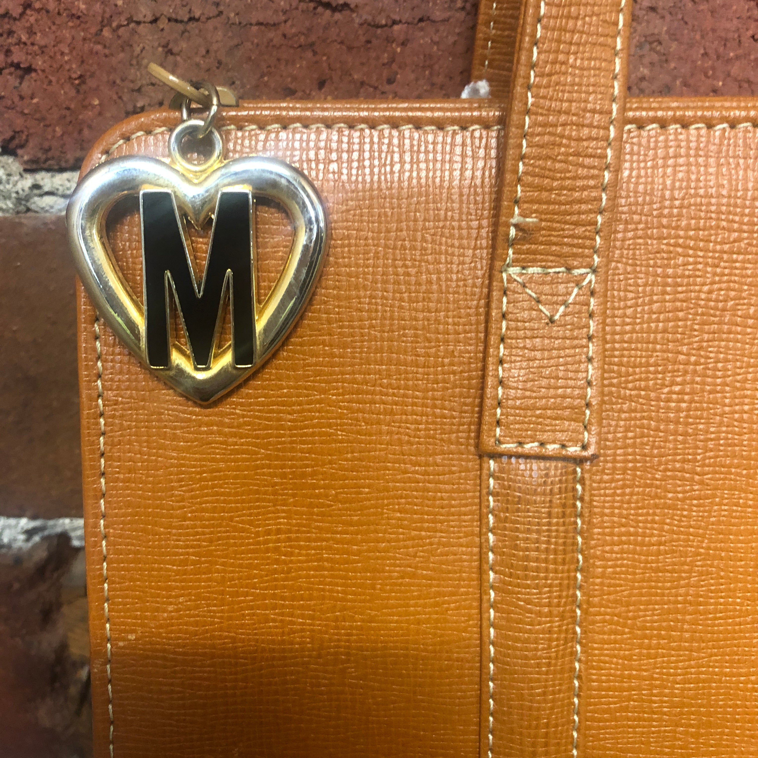 MOSCHINO NEVER USED leather shoulder bag