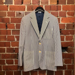 MOSCHINO 1990S candy stripe blazer