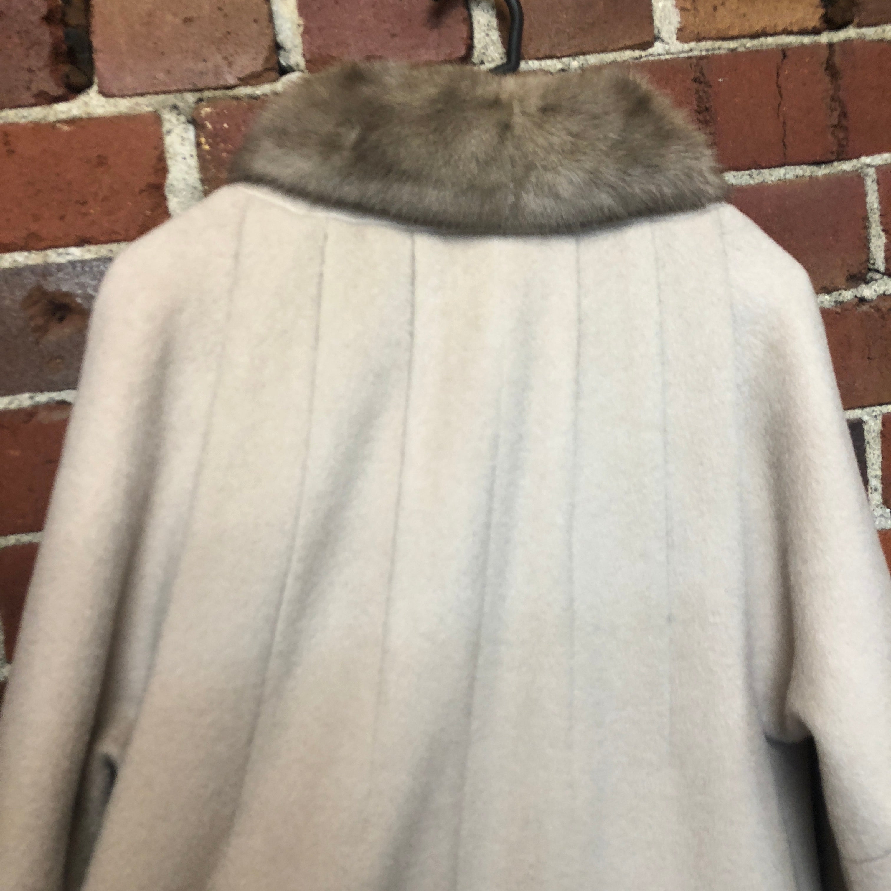 1960s mink collar coat