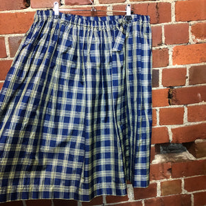 COMME DES GARCON tartan skirt