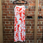 CARVEN body print maxi dress