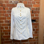 VIVIENNE WESTWOOD cut out cotton shirt