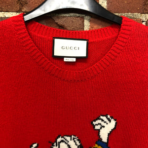 GUCCI X DISNEY Donald Duck wool jumper