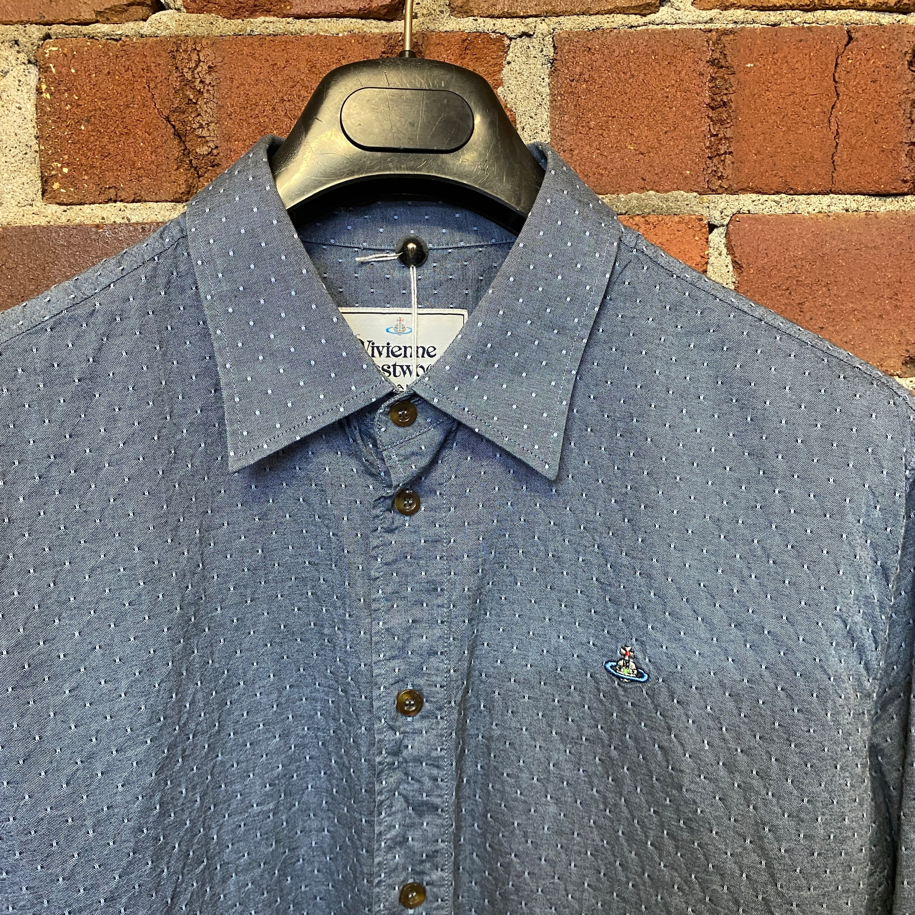 VIVIENNE WESTWOOD textured cotton shirt