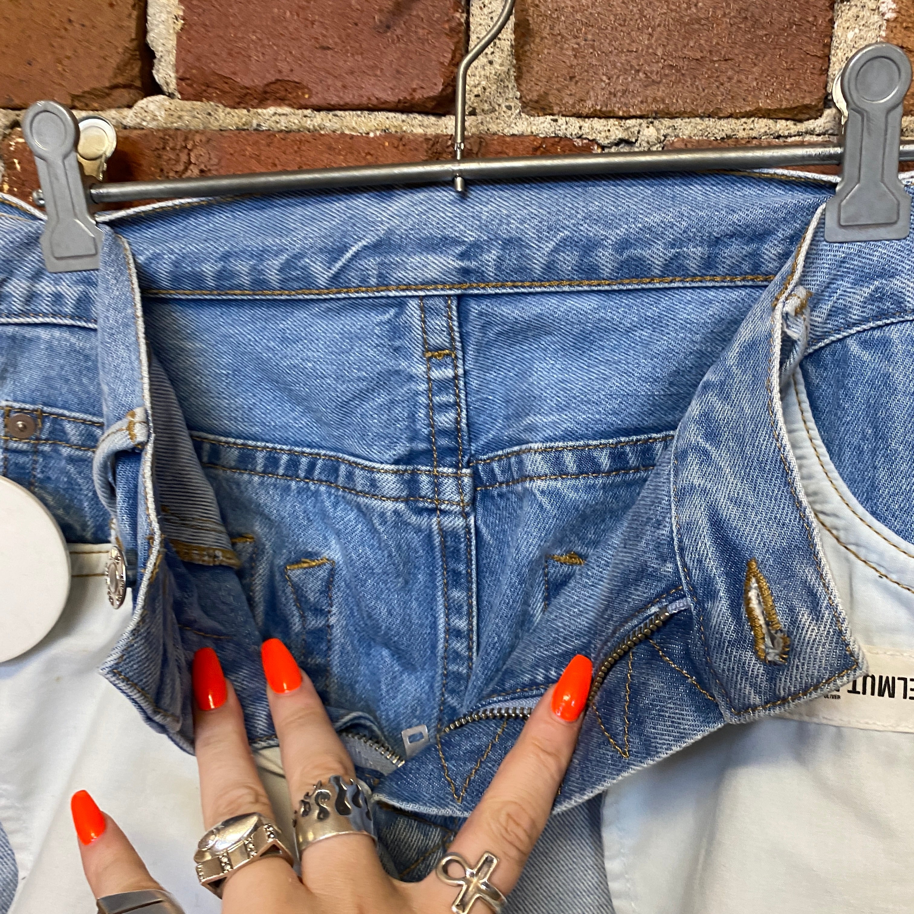 HELMUT LANG inside out jeans