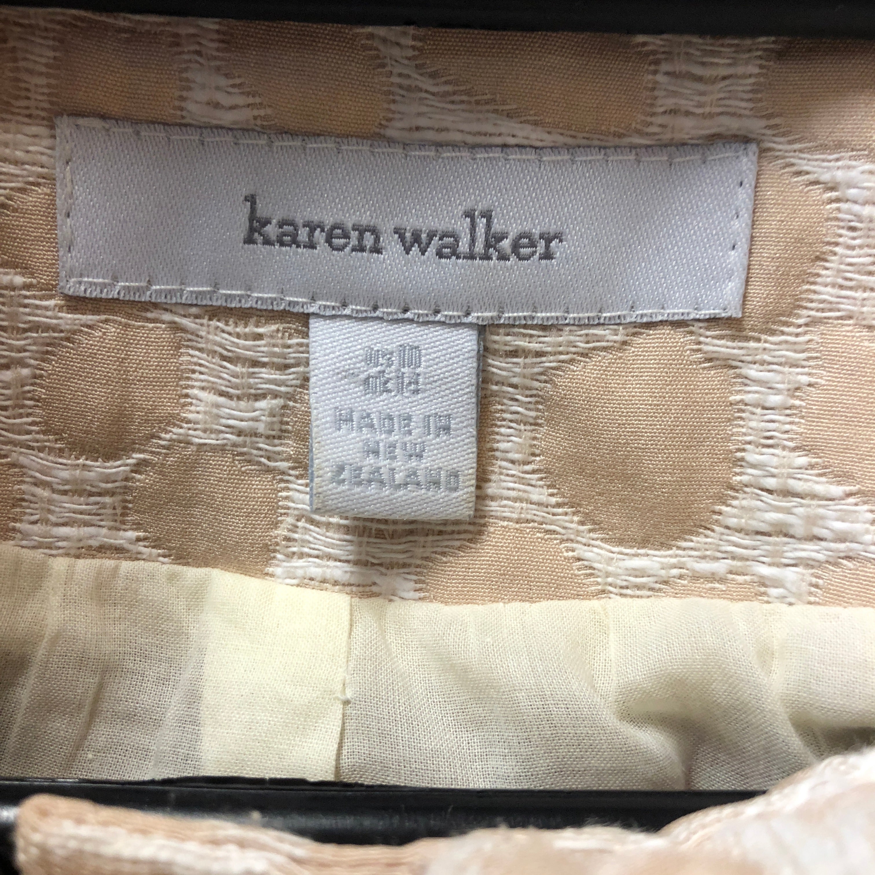KAREN WALKER textured swing jacket