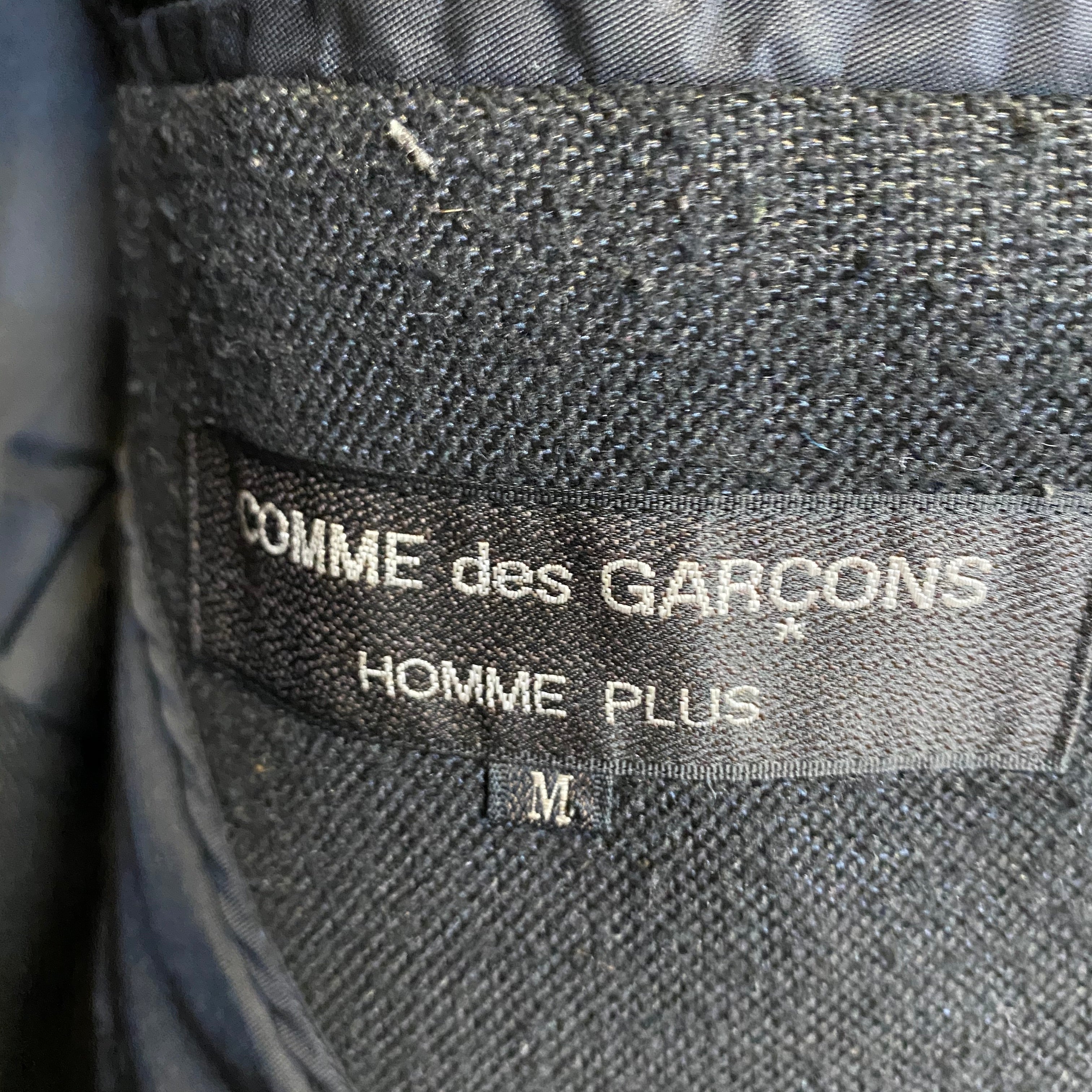 COMME DES GARCONS 1997 baubled wool jacket