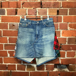 JUNYA WATANABE Comme Des Garcon denim tartan skirt