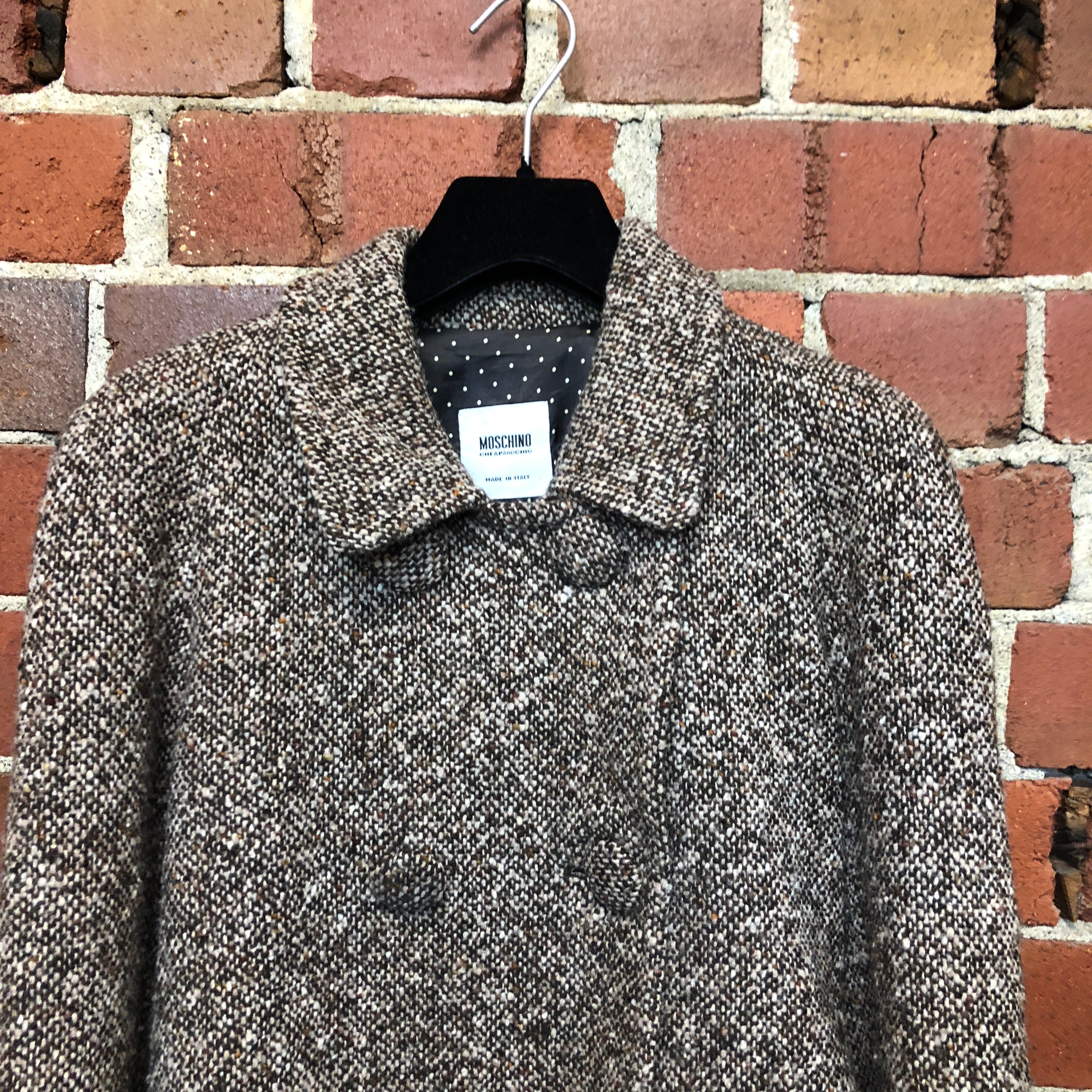 MOSCHINO wool tweed jacket