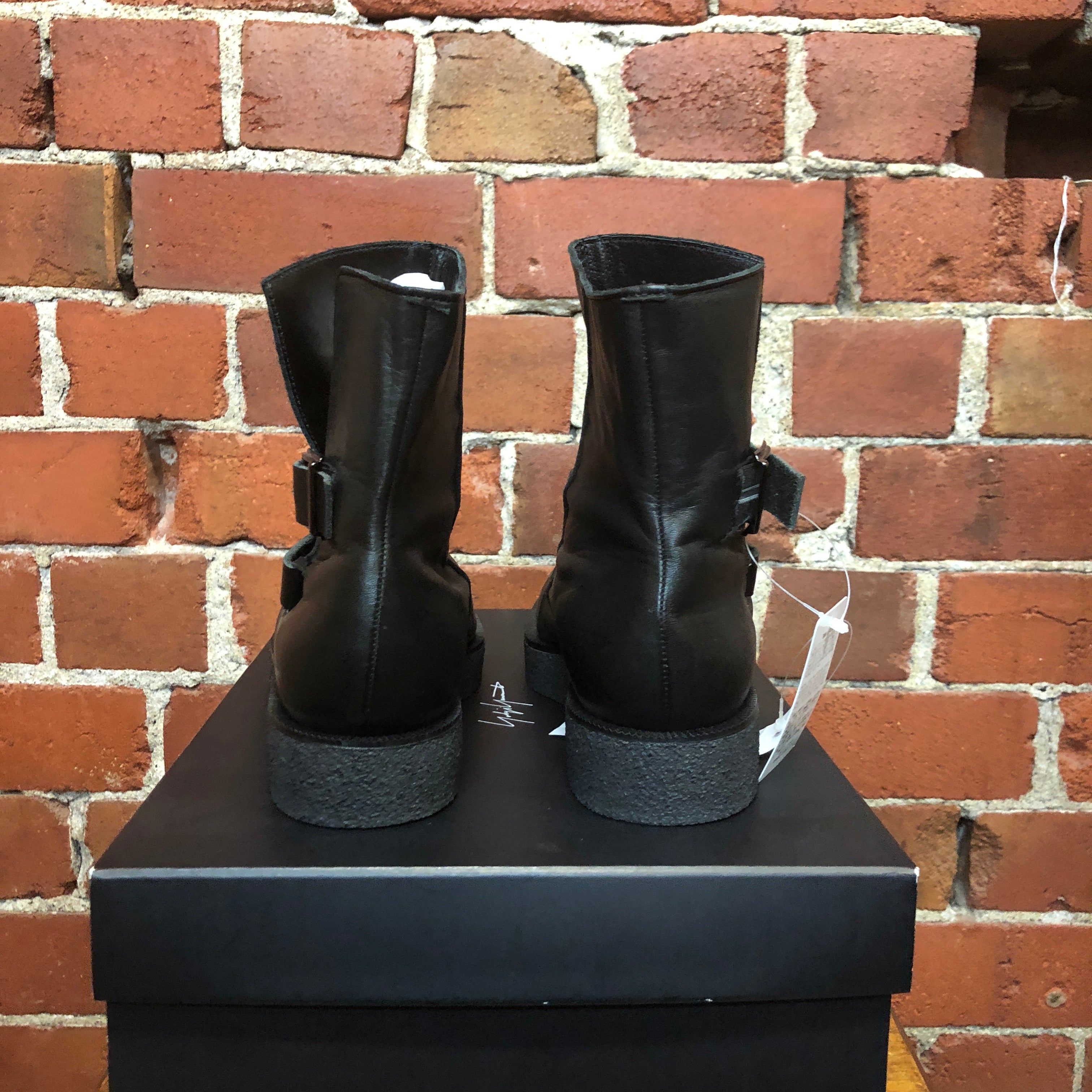 YOHJI YAMAMOTO leather boots 6.5