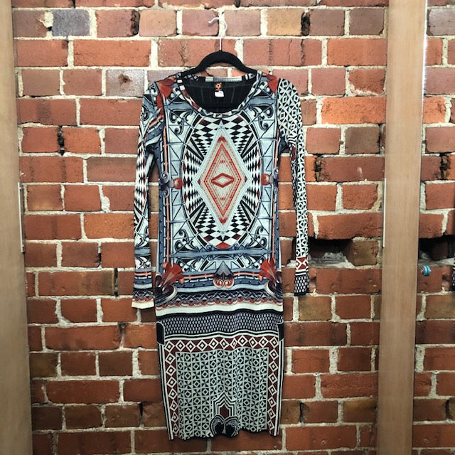 GAULTIER amazing patterned mesh dress