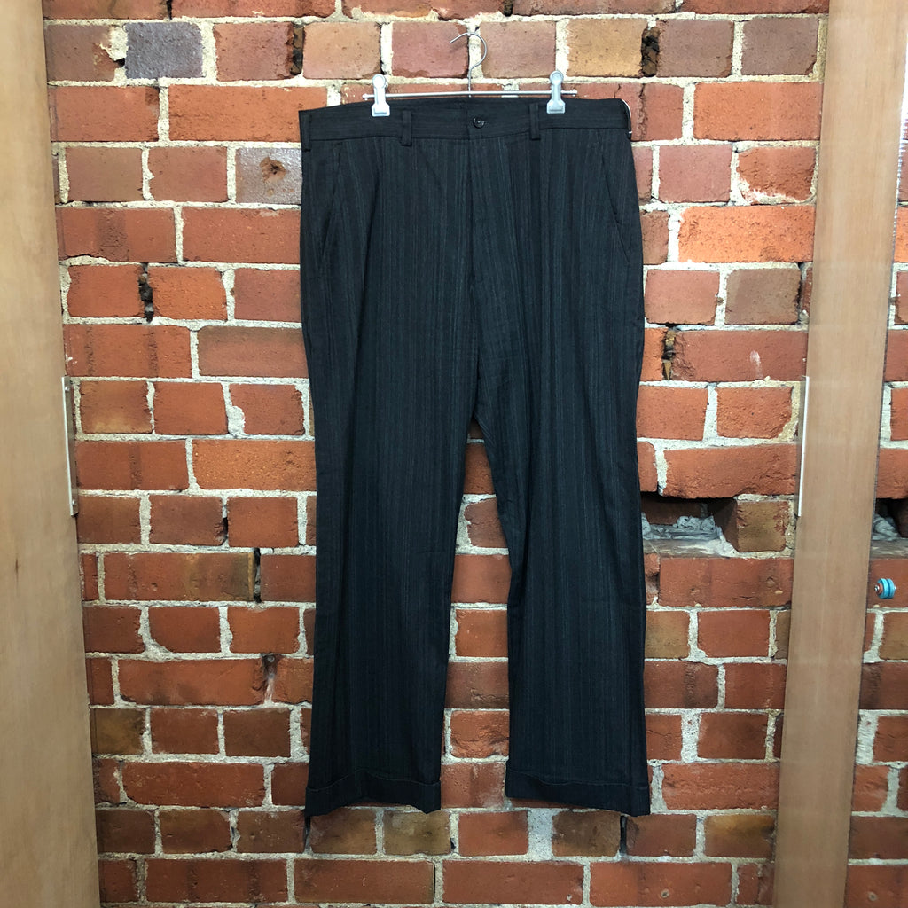 COMME DES GARCONS 1999 wool striped pants