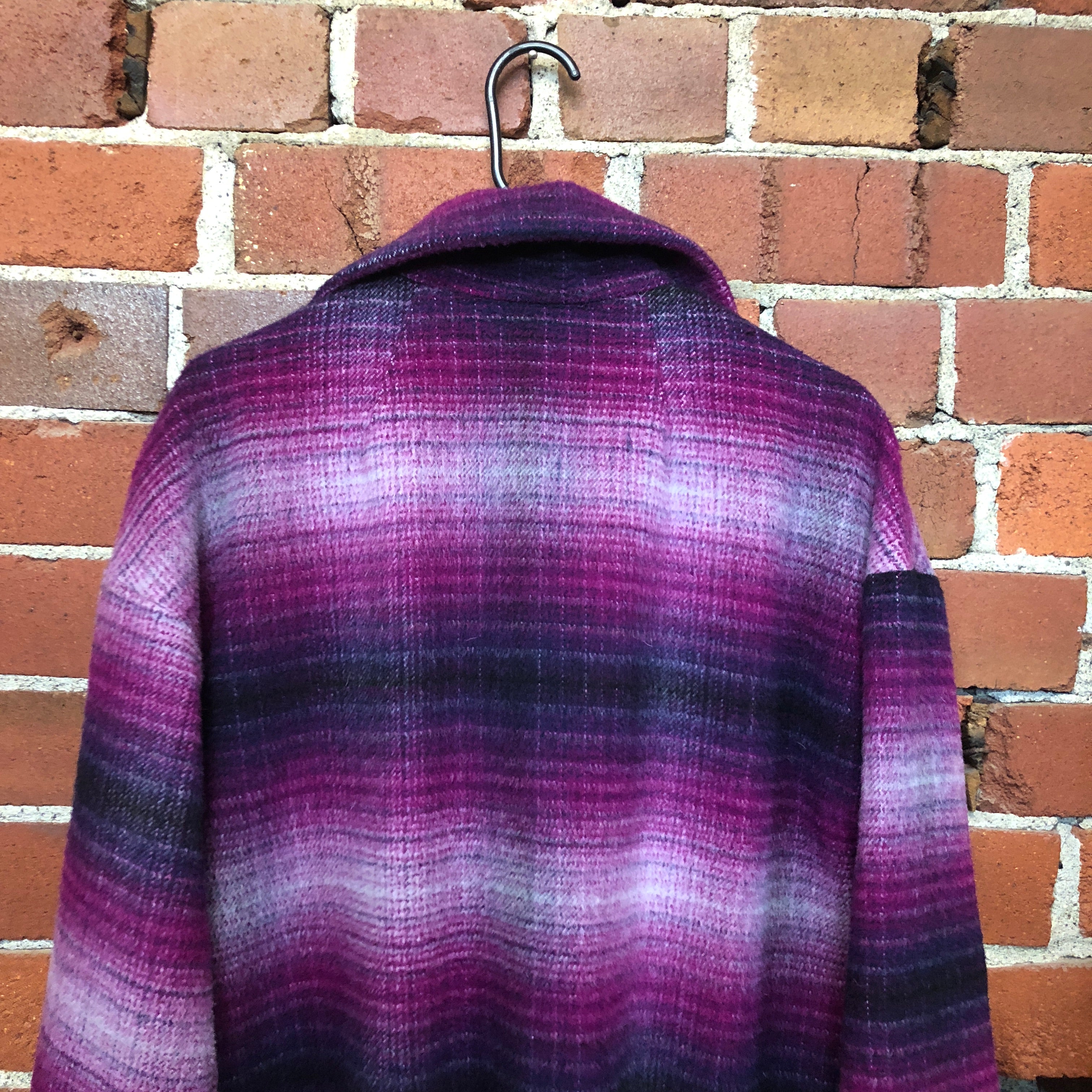 ASHLEY FOGAL tartan wool coat