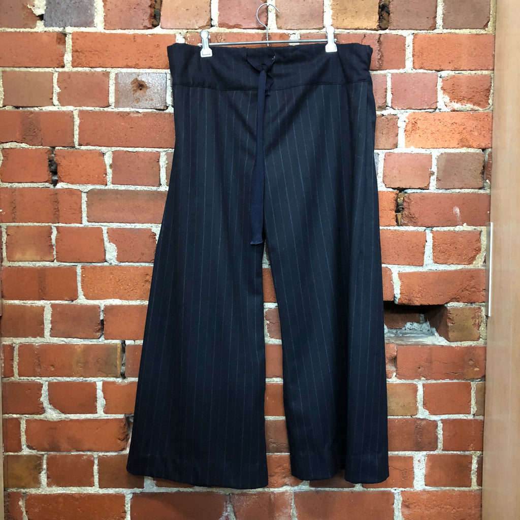 MASAMI wool pinstriped pants