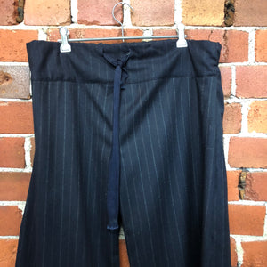 MASAMI wool pinstriped pants