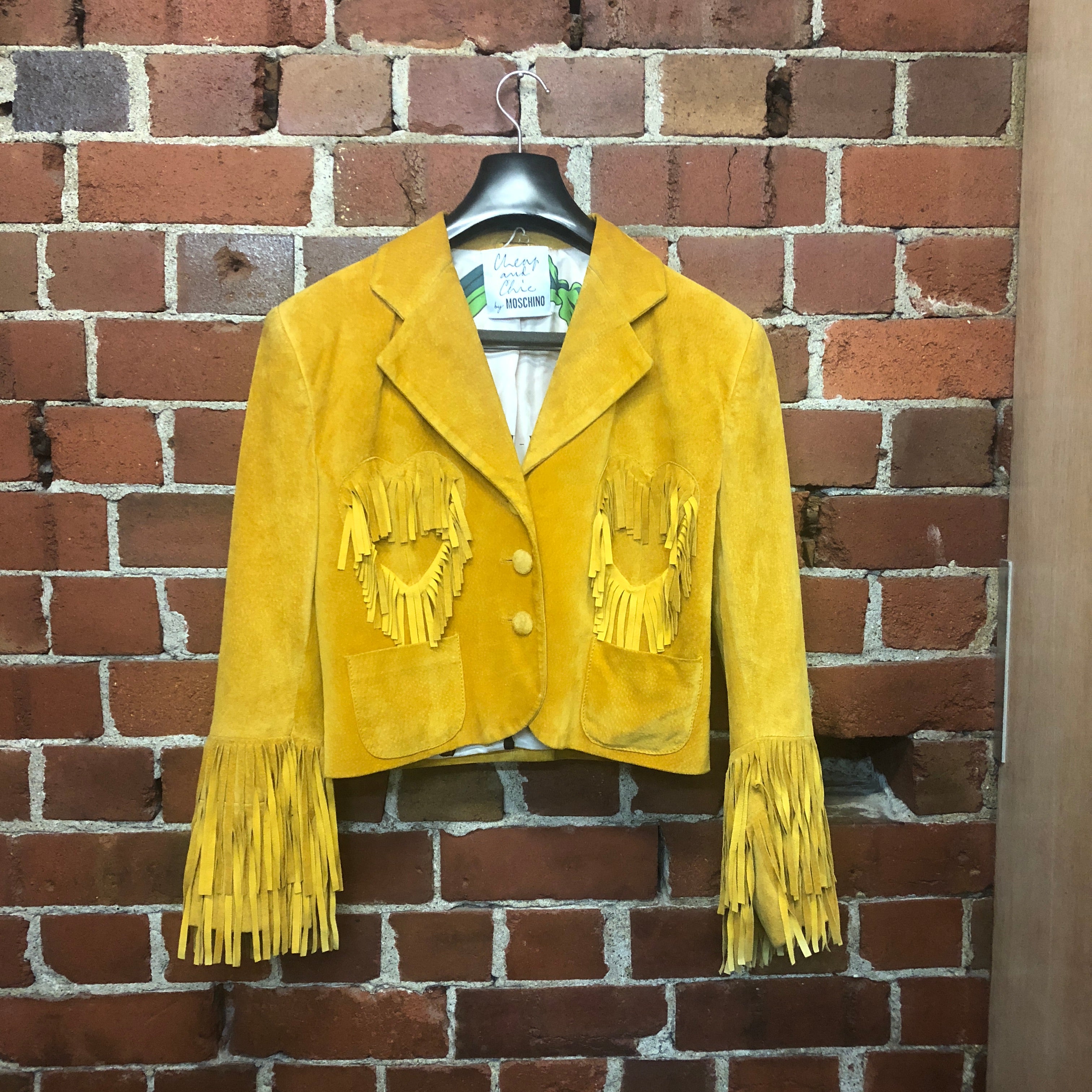 MOSCHINO 1990 incredible suede cowgirl jacket!!!