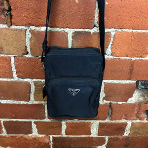 PRADA nylon messenger bag