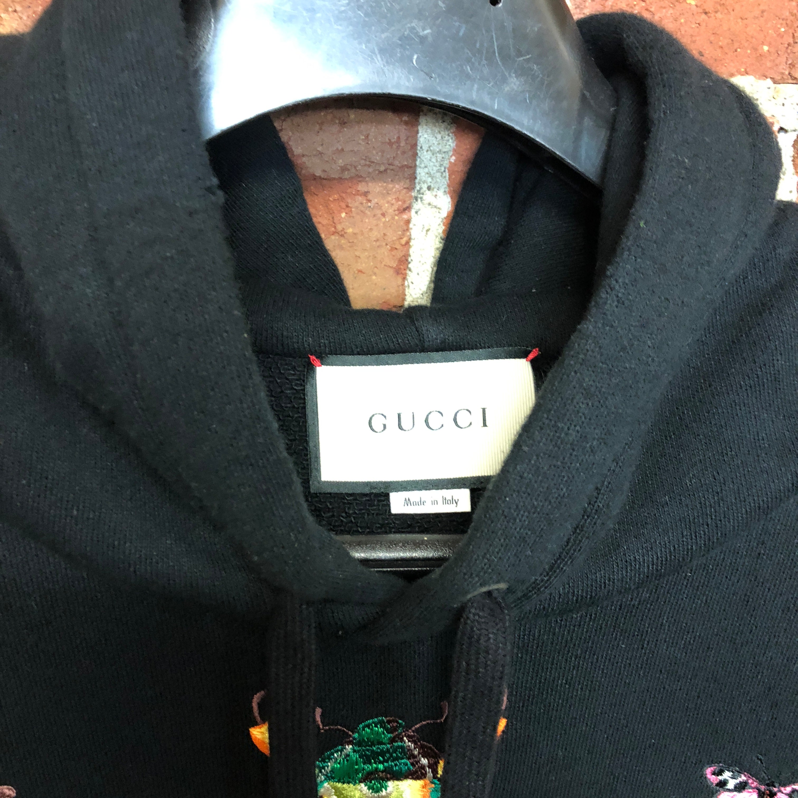 Gucci wolf embroidered clearance hoodie