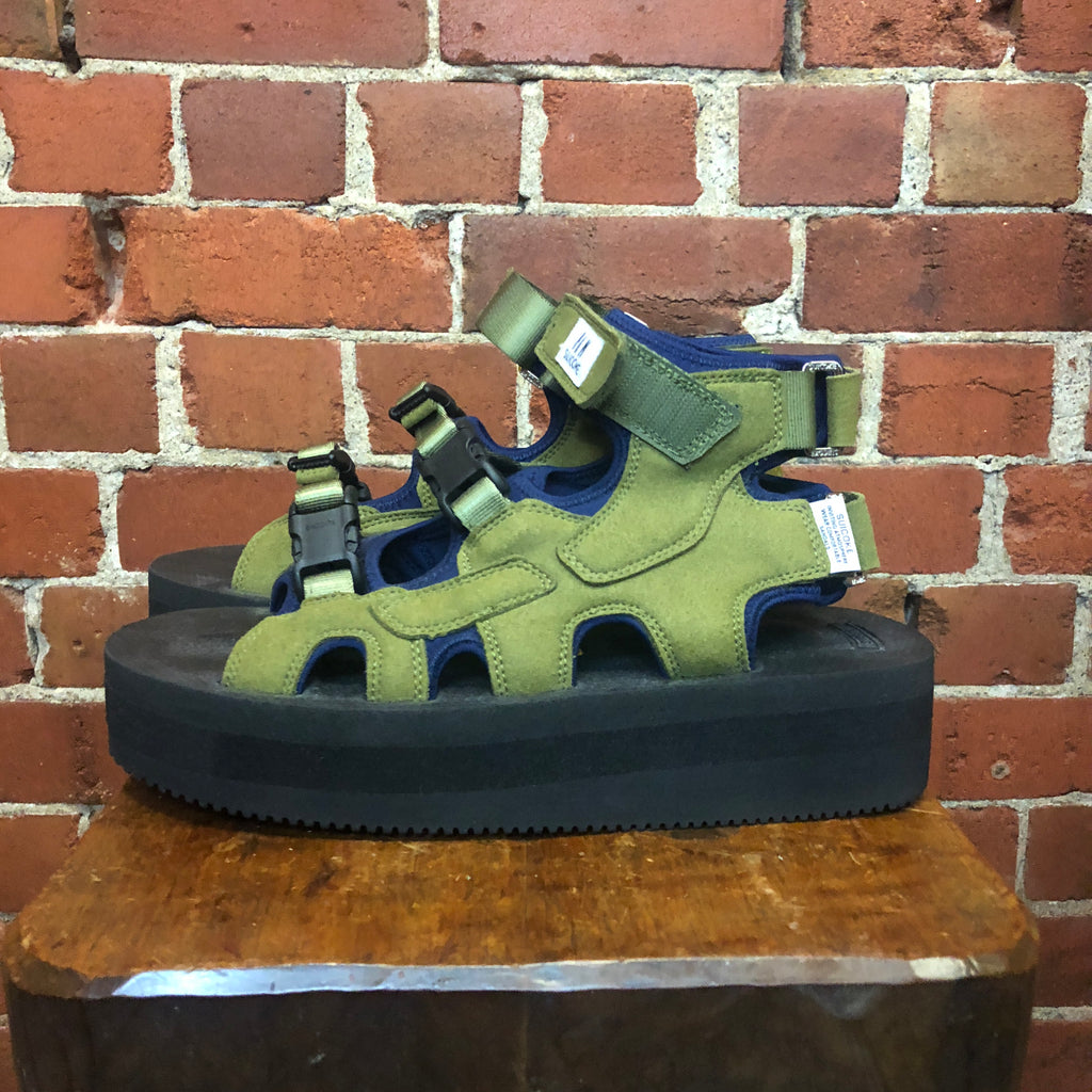 P.A.M X SUICOKE suede platform sandals 41