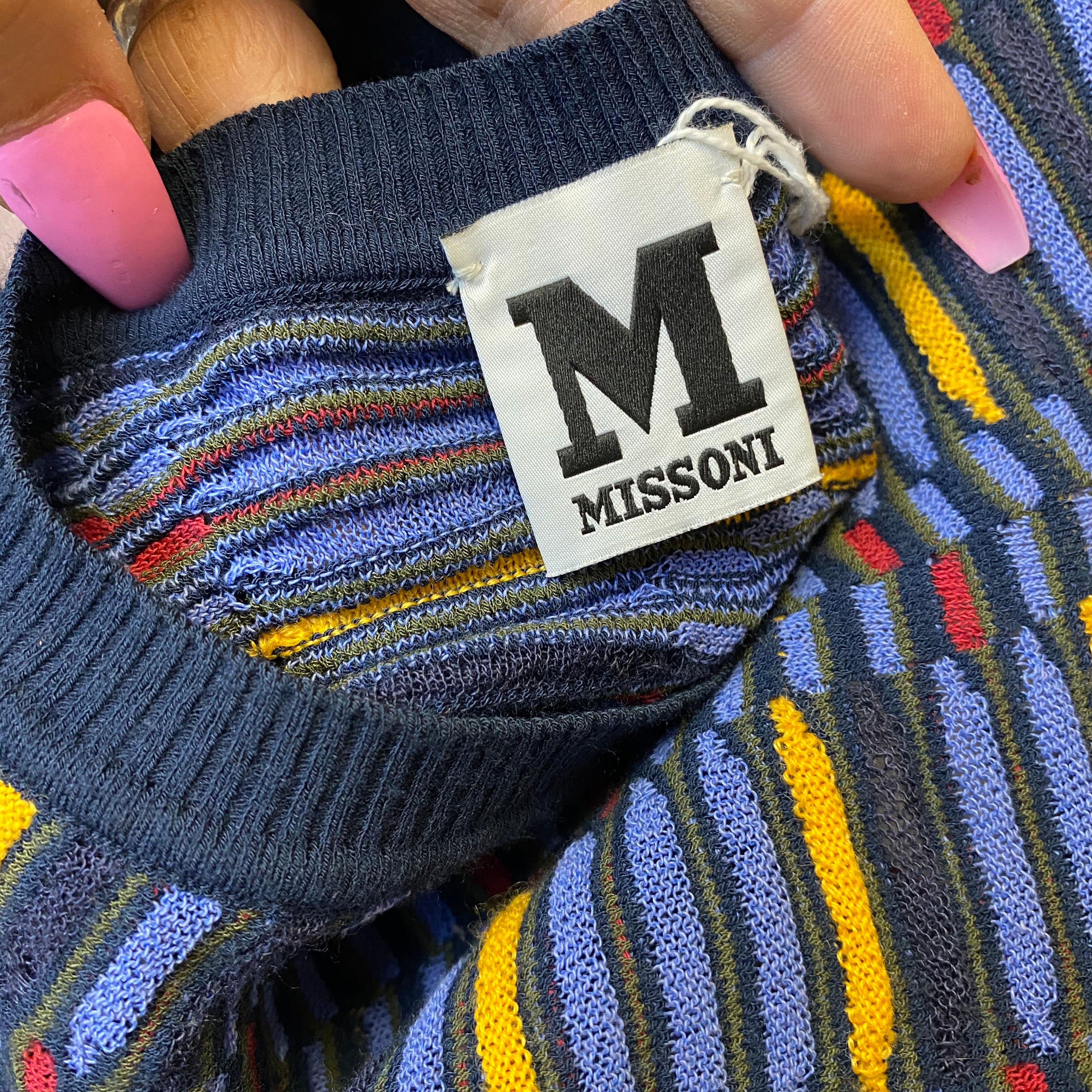 MISSONI 1990s wool mix jumper