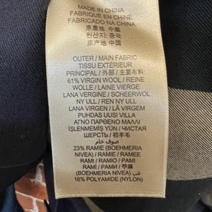 BURBERRY button front jacket