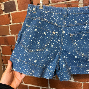 VIVIENNE WESTWOOD star print denim shorts