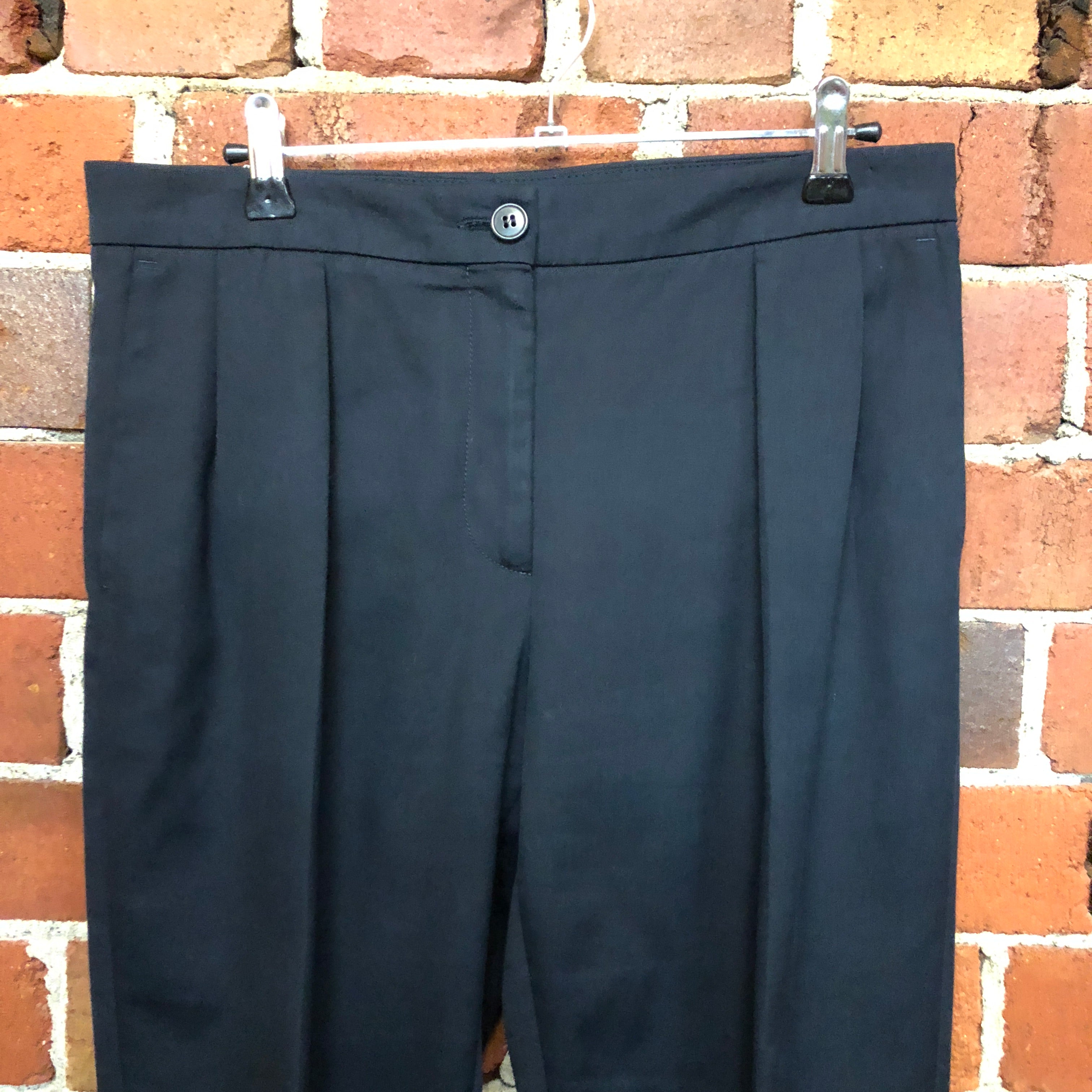 DRIES VAN NOTEN pleat front pants 38