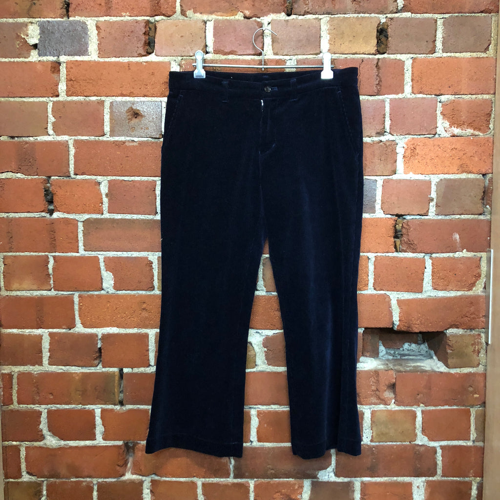 COMME DES GARCONS navy cord pants