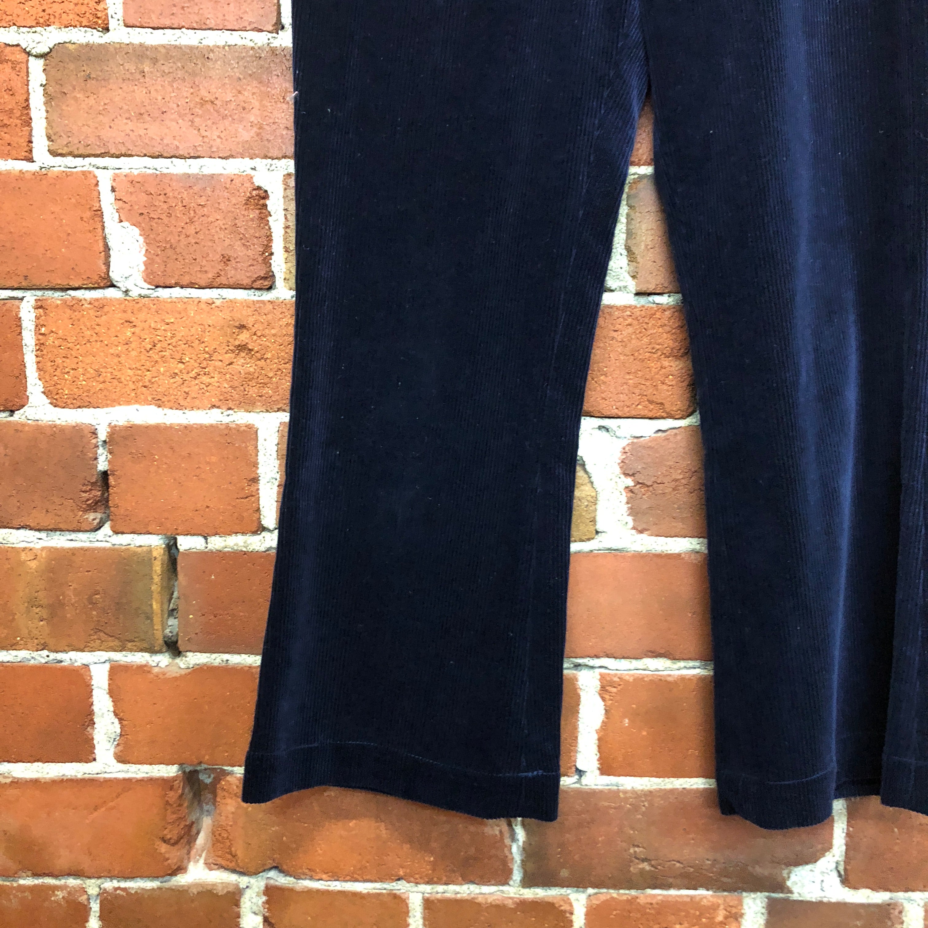 COMME DES GARCONS navy cord pants