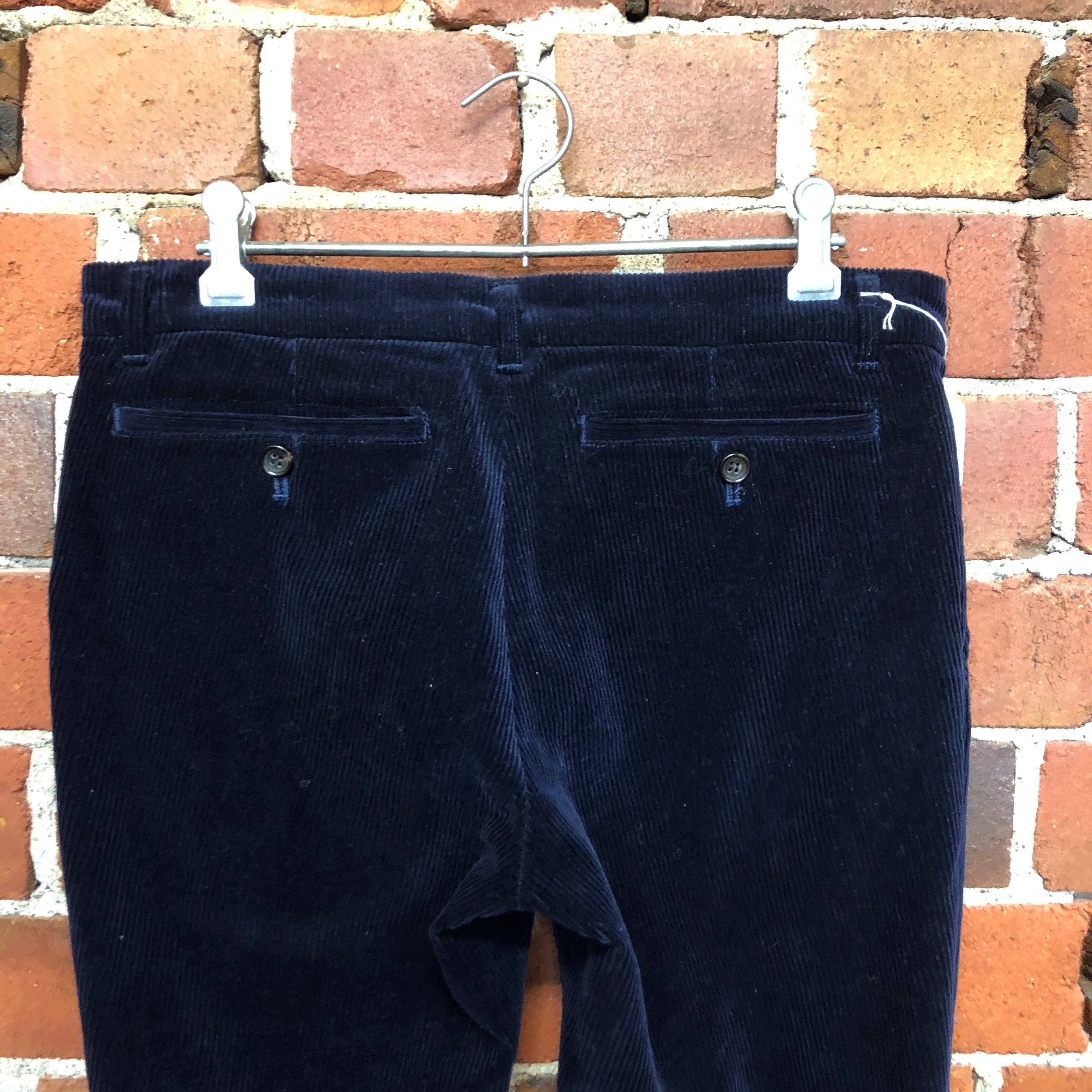 COMME DES GARCONS navy cord pants