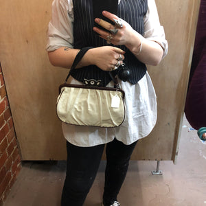 MARNI leather trim handbag