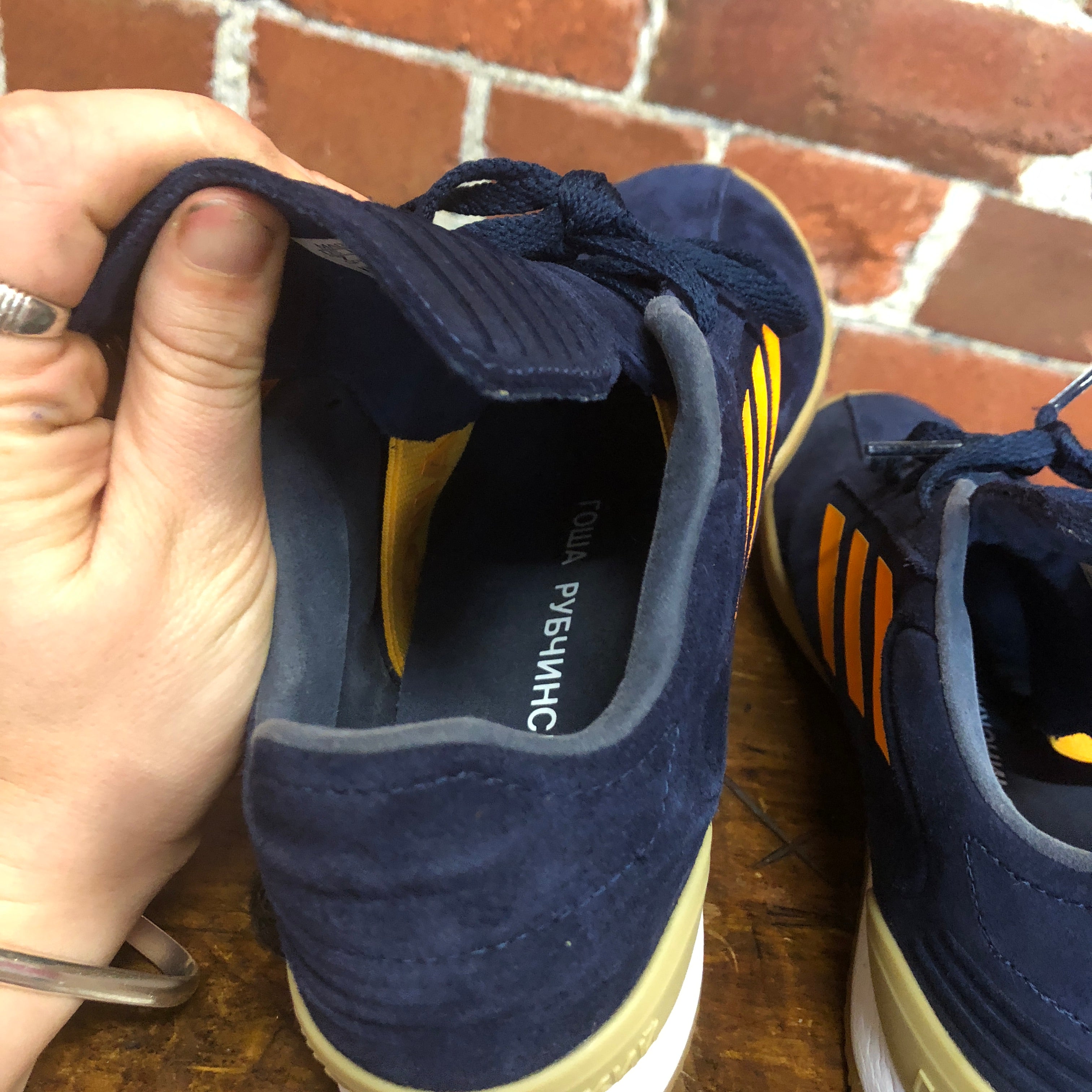 ADIDAS X GOSHA suede sneakers 40