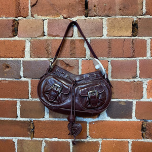 MOSCHINO 2000's mini leather bag