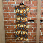 JEAN PAUL GAULTIER 1990s Egyptian print dress