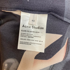 ACNE cocktail silk top