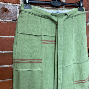 JW ANDERSON hessian fabric shorts