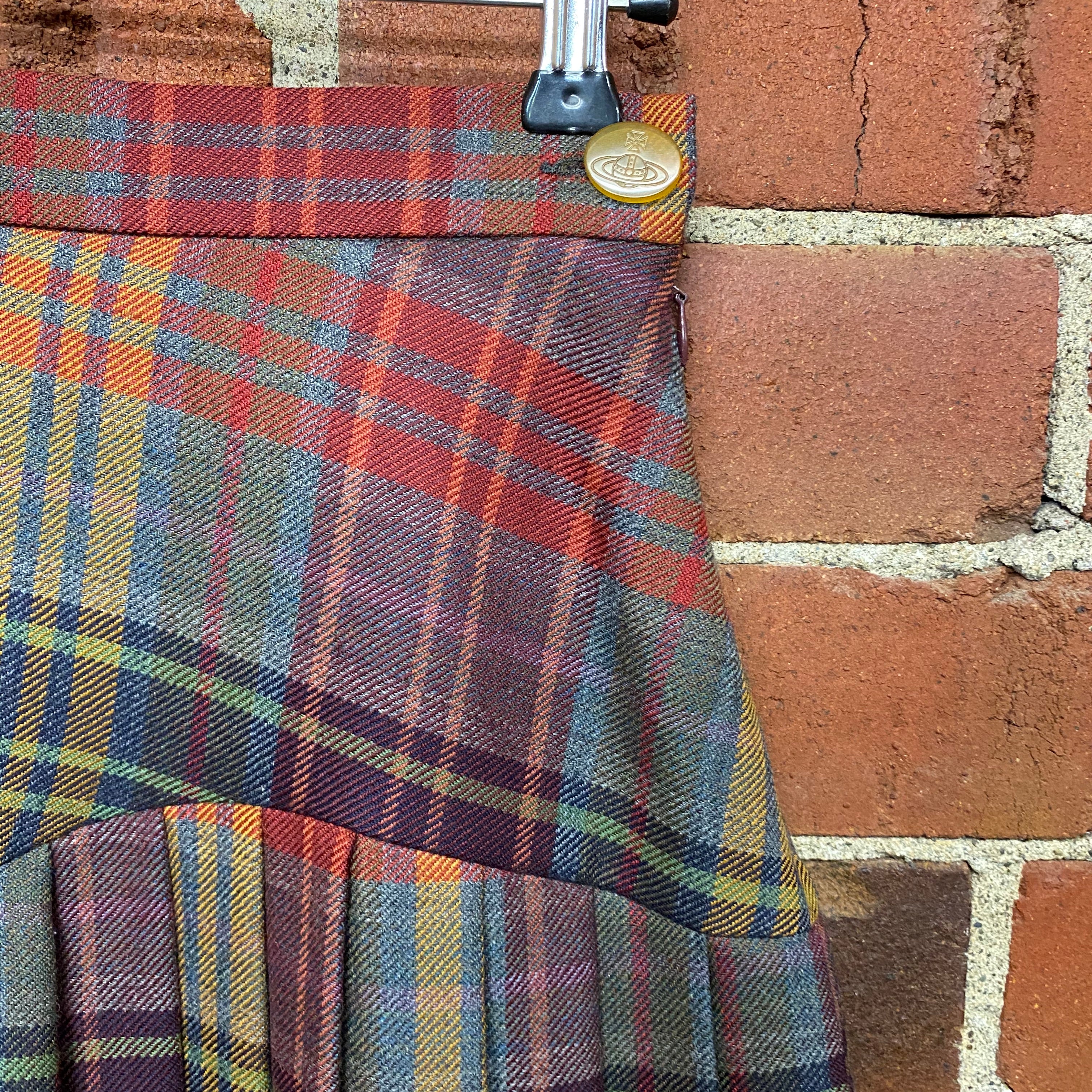 VIVIENNE WESTWOOD 1990s tartan skirt