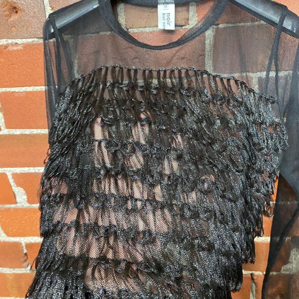 NOIR KEI NINOMIYA x CDG mesh top