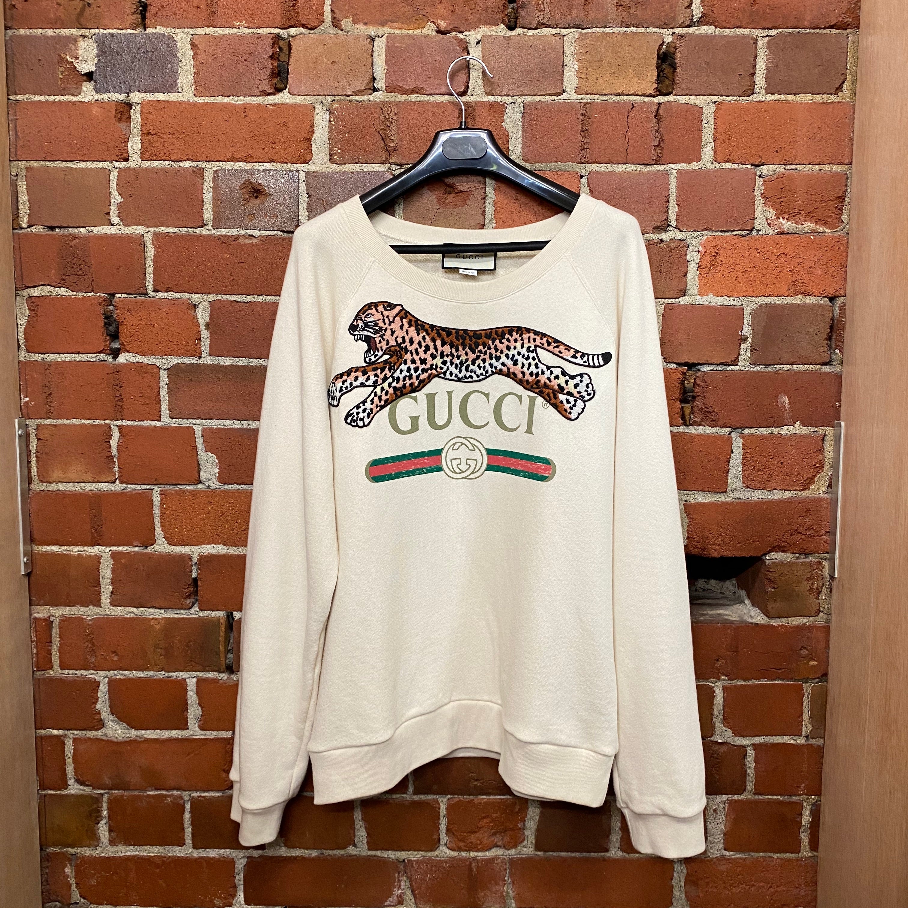 GUCCI tiger patch jumper