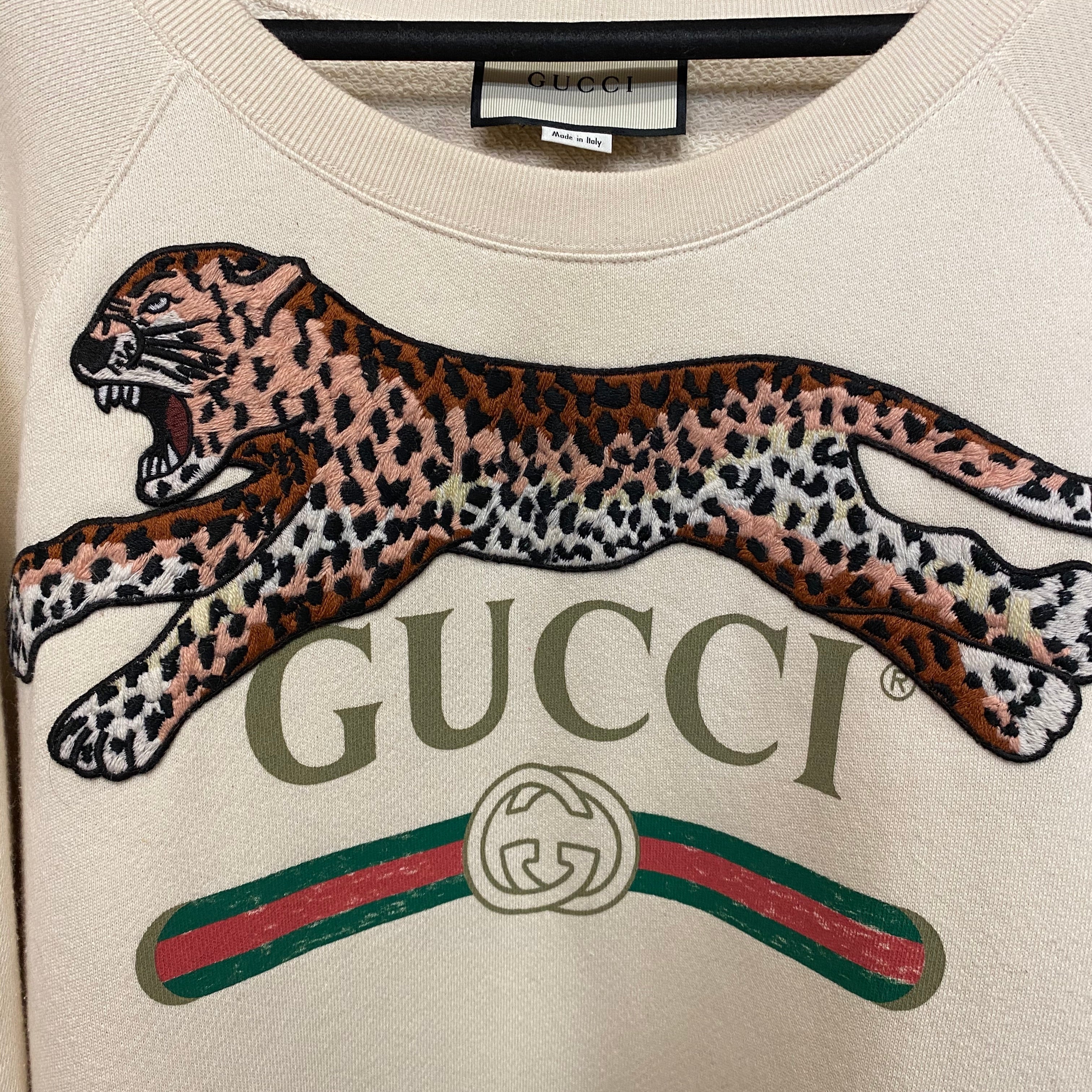 GUCCI tiger patch jumper