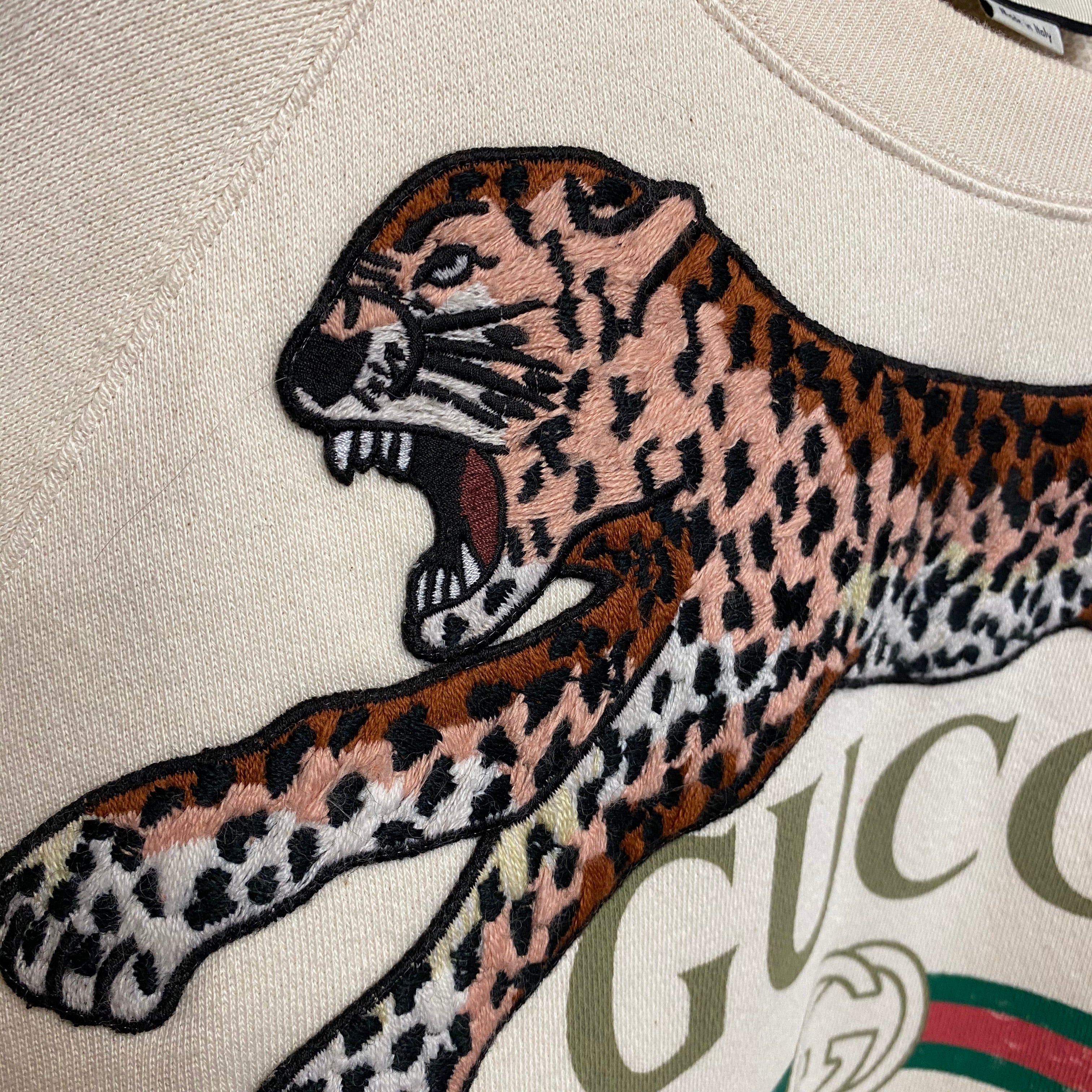 Gucci leopard jumper best sale