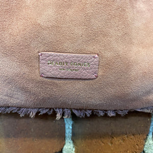 DEADLY PONIES suede handbag