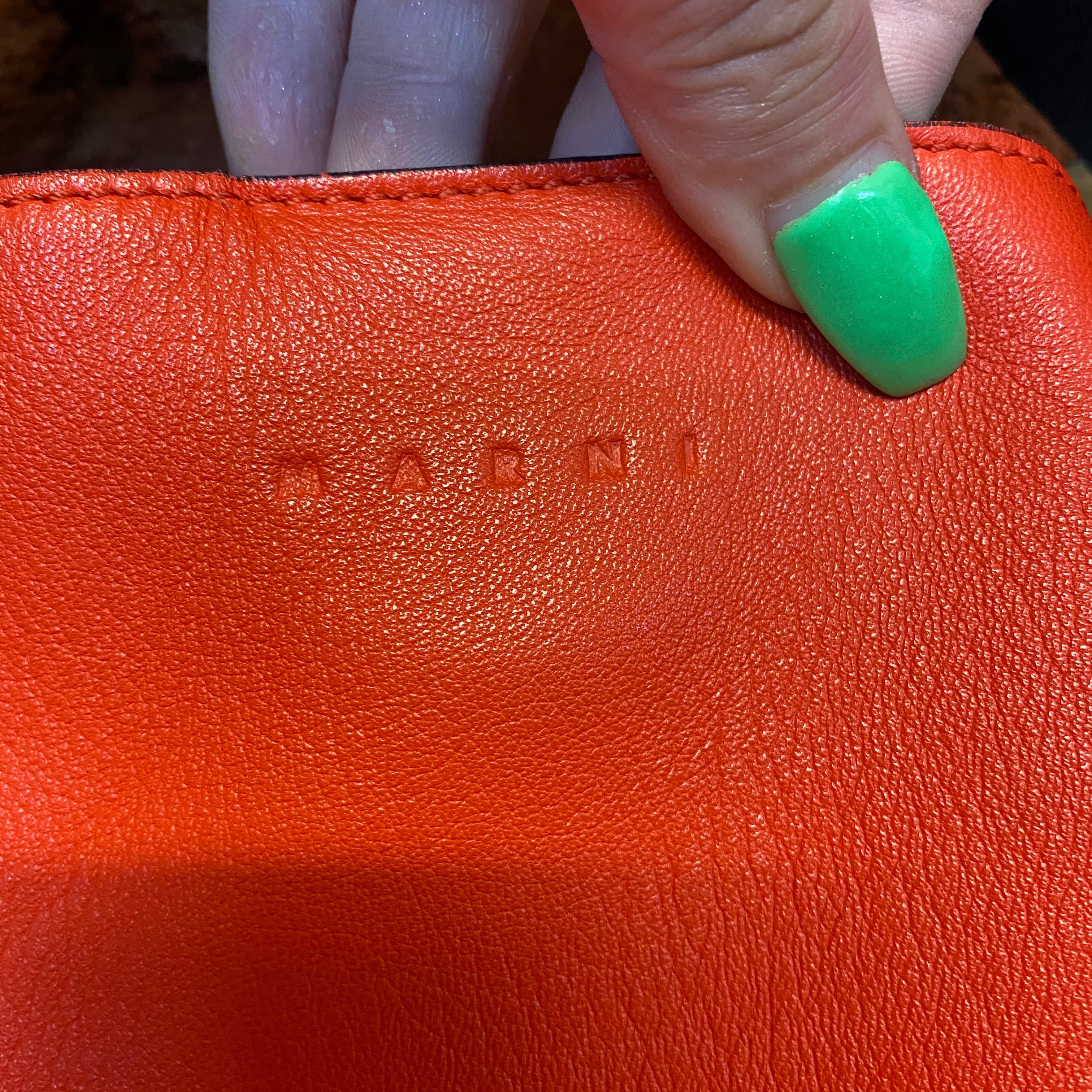MARNI tri-colour leather handbag
