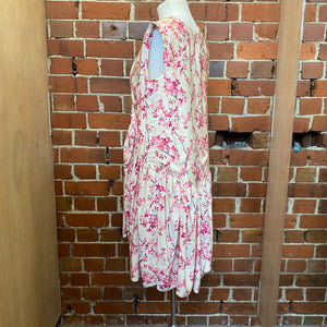 BALENCIAGA silk floral dress