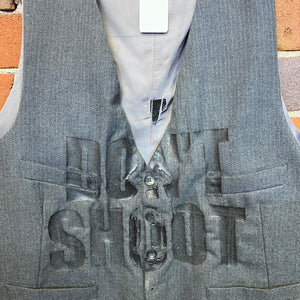 NOM-D 1990s' 'Dont Shoot' waistcoat