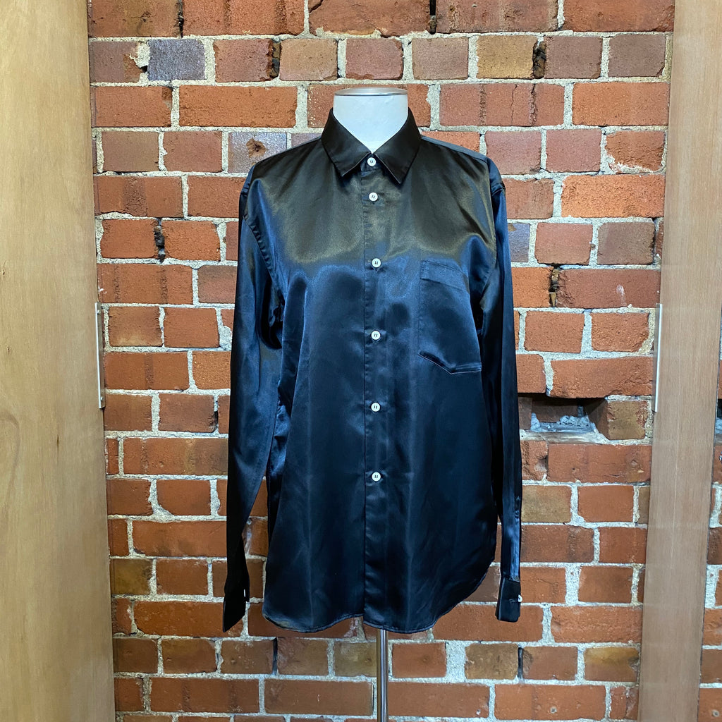 COMME DES GARCONS 2011 satin shirt