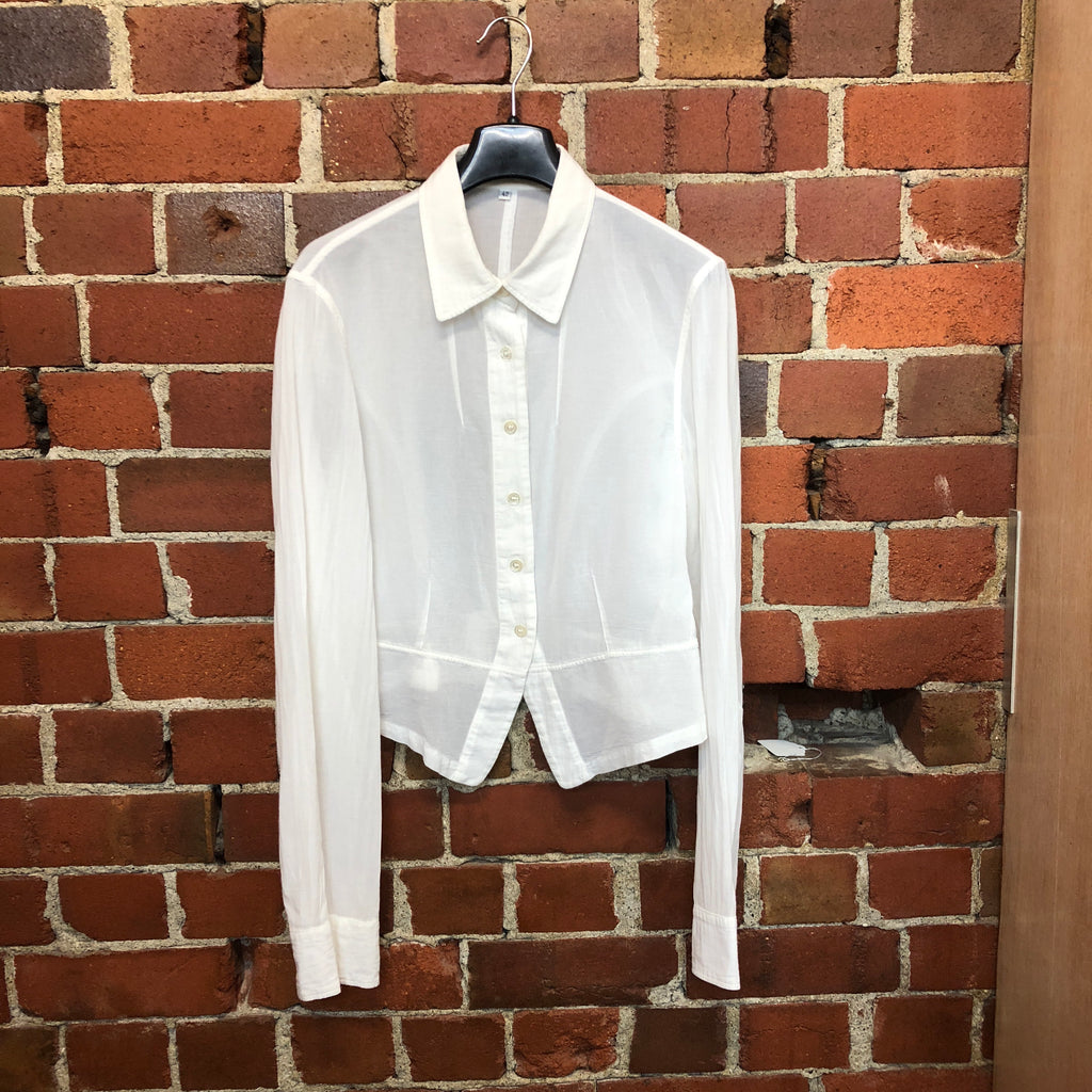 ANN DEMULEMEESTER light cotton shirt jacket