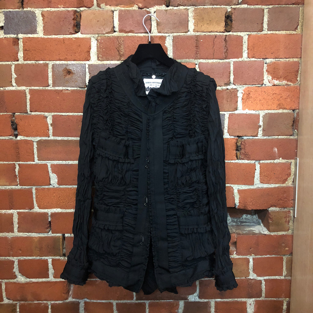 JUNYA WATANABE COMME DES GARCON incredible gathered fabric jacket