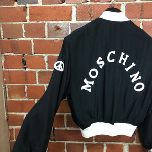 MOSCHINO 1980s bomber jacket